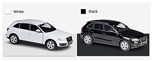 Kit Juguetes Coches Metal Resistente para Audi Q5 Escala 1:24 Juguetes para Niños Diecast Alloy Metal Car Model Collection Coche De Simulación Maravilloso Regalo (Color : Negro)