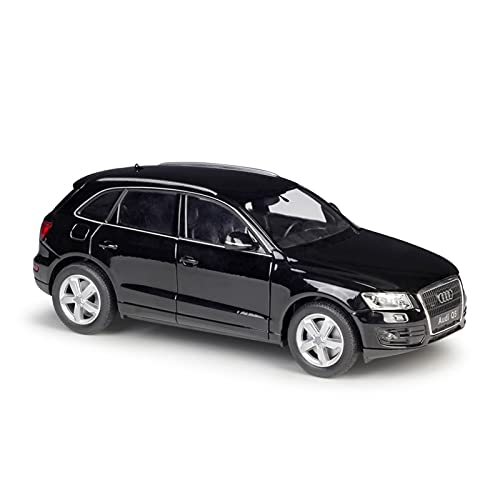 Kit Juguetes Coches Metal Resistente para Audi Q5 Escala 1:24 Juguetes para Niños Diecast Alloy Metal Car Model Collection Coche De Simulación Maravilloso Regalo (Color : Negro)