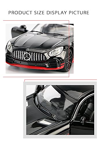 Kit Juguetes Coches Metal Resistente para Mercedes-Benz AMG GTR 1:32 Simulación Aleación Fundición Presión Tire hacia Atrás Modelo Coche Colección Regalo Juguete Maravilloso Regalo (Color : Verde)