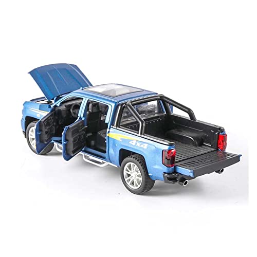 Kits Juguete Modelo Coche Clásico 1/32 For Chevrolet Soland, Aleación Todoterreno, Camioneta De Fundición A Presión, Modelo De Coche, Sonido Y Luz, Coche De Juguete For Niño Expresión De Amor