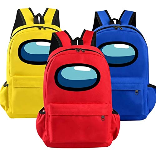 KKP Mochila Among Us Escolar Infantil, Mochila Juego el Impostor para Niños Con Diseño 3D Ideal Para Colegio