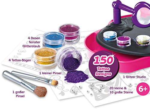 Knorrtoys GL7517 - Glitza, Estudio de diseño, Glitter Tattoos , color/modelo surtido