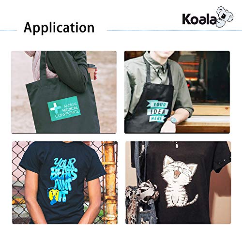 KOALA Papel de transferencia de tinta para camisetas de oscuros, 25 hojas, A4