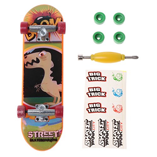 KOFUN 1 Juego de Fingerboard, Aleación de Soporte Finger Skateboard Fingerboard Skate Trucks Kid Juguetes Regalo de los niños Color Aleatorio