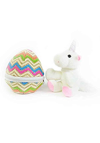 Kögler- Emily-Mini Unicornio Forma de Huevo, Aprox. 13 cm, pequeño Peluche para abrazar y enamorar, Regalo niños (75760)