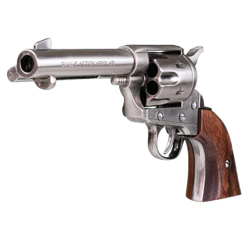 KOLSER Quality Replica Pistola Colt 45 Old West. Color Acero Y Madera. 25.5 CM. Peso 1130 GR.