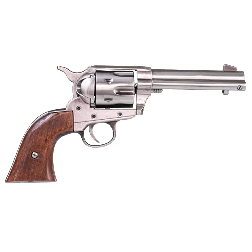 KOLSER Quality Replica Pistola Colt 45 Old West. Color Acero Y Madera. 25.5 CM. Peso 1130 GR.