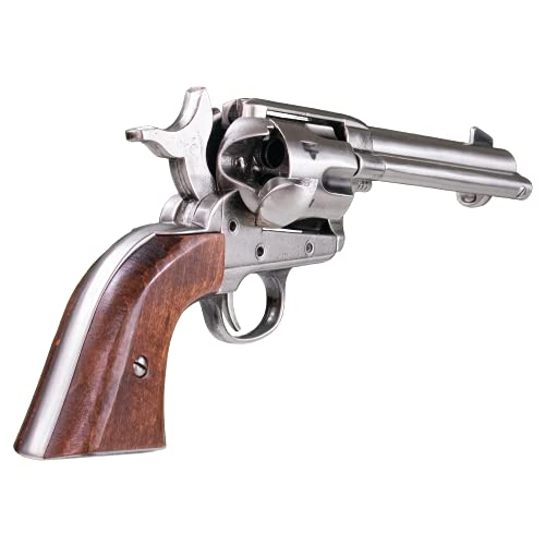 KOLSER Quality Replica Pistola Colt 45 Old West. Color Acero Y Madera. 25.5 CM. Peso 1130 GR.