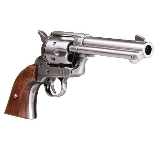 KOLSER Quality Replica Pistola Colt 45 Old West. Color Acero Y Madera. 25.5 CM. Peso 1130 GR.