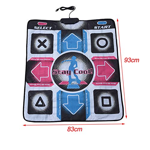 koulate PC Dance Pad, Antideslizante Dance Pad, Manta inalámbrica de Baile para Fitness, computadora, computadora, TV, Videojuego AV