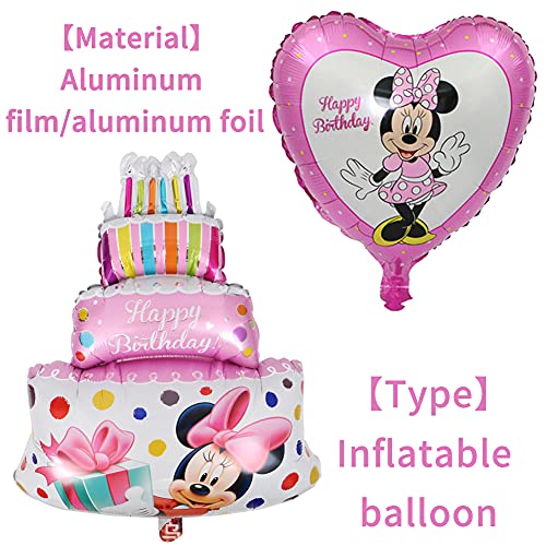 Ksopsdey Minnie Decoración De Fiesta, 1er Cumpleaños Bebe Globos Decoracion, Party Decorations Supplies, Happy Birthday Banner, Cumpleaños Globo Decoración