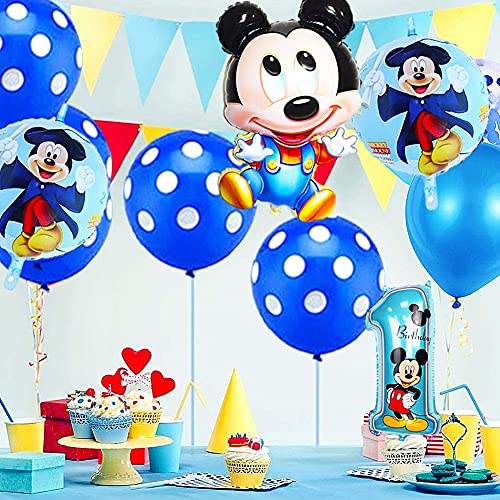 Ksopsdey Party Globos, Decoraciones de cumpleaños de Moue, Artículos para Fiestas temáticas de y Minnie 1er Fiesta Cumpleaños Bebe Globos Decoracion