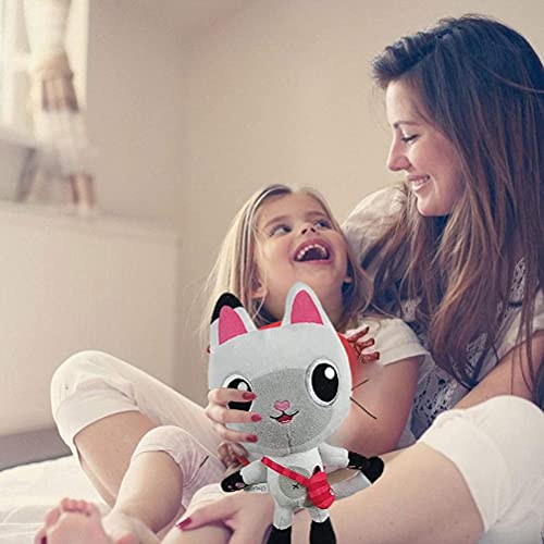 Kylewo Gabby Dollhouse Cat Plush, Cartoon Animation Doll Cute Mermaid Cat Peluche Animal Toy, Sweet Pandy Paws Gabby Dollhouse Juguetes para niños y niñas