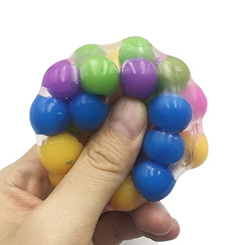 Kylewo Sticky Balls Stress Toys Fidget Set de Juguetes sensoriales Sensory Fidget Juguetes antiestrés, 9 Piezas para aliviar el estrés y la ansiedad para niños y Adultos Add ADHD