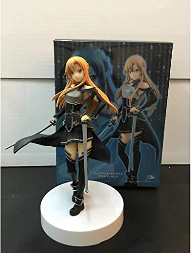 KYUPFLY Colección de Marionetas móviles Modelo de Juguetes, Sword Art Online Asuna Kirito Color Versión Figura de acción - Escultura Altamente Detallada - Alto 18CM