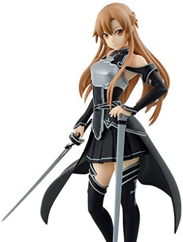 KYUPFLY Colección de Marionetas móviles Modelo de Juguetes, Sword Art Online Asuna Kirito Color Versión Figura de acción - Escultura Altamente Detallada - Alto 18CM