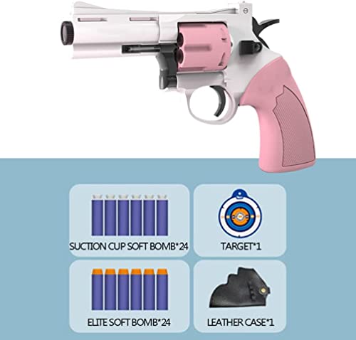 KYUPFLY Juguetes educativos de simulación para niños/Pistolas de Burbujas/Juguetes de Combate Militar, Divertidos Juegos al Aire Libre, con revistas Suaves