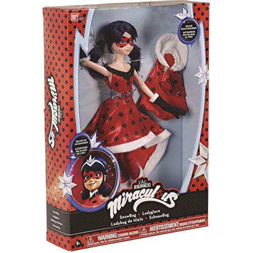 Ladybug-39820 Miraculous: Tales of Ladybug & Cat Noir Muñeca Articulada, Multicolor (Bandai 39820)