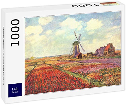 Lais Puzzle Claude Monet - Tulipanes de Holanda 1000 Piezas