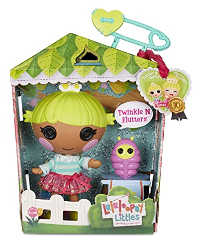 Lalaloopsy Littles Doll Twinkle N. Flutters con Luciérnaga-Muñeca Hada de 18cm con Vestido Rosa y Azul y Zapatos Removibles-Caja Reutilizable como casa-Edad 3-103 años, Color (577324C3)