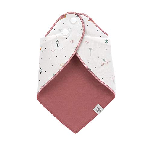 Lässig 1311014836 - Babero tipo bandana 2 piezas / garden explorer chica, unisex Lot de 1