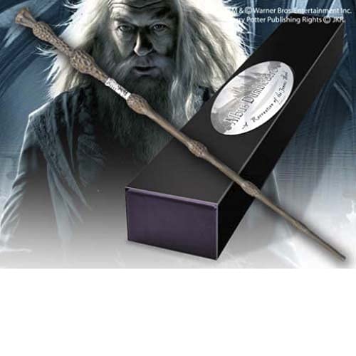 Last level- Varita Replica Albus Dumbledore 1/1 Accesorios, Color marrón (NOB8401)