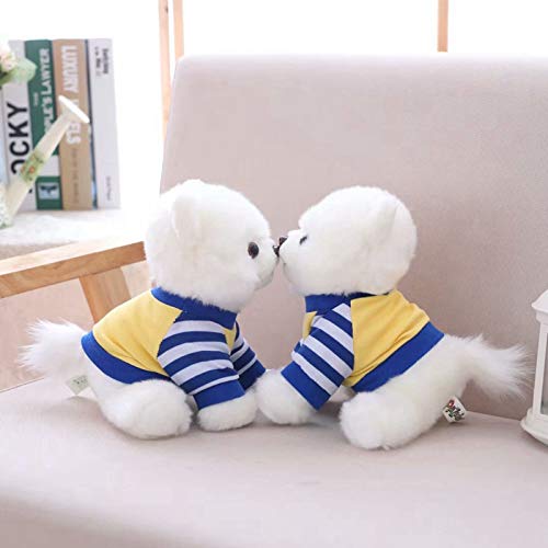 LDBJY Carino Peluche Cane Dressing Pomeranian Cucciolo Bambola Bambol