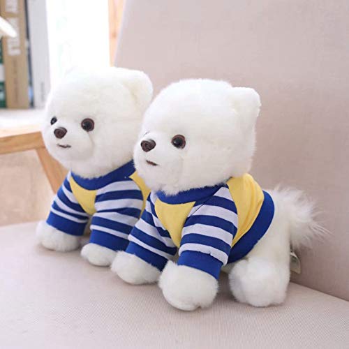 LDBJY Carino Peluche Cane Dressing Pomeranian Cucciolo Bambola Bambol