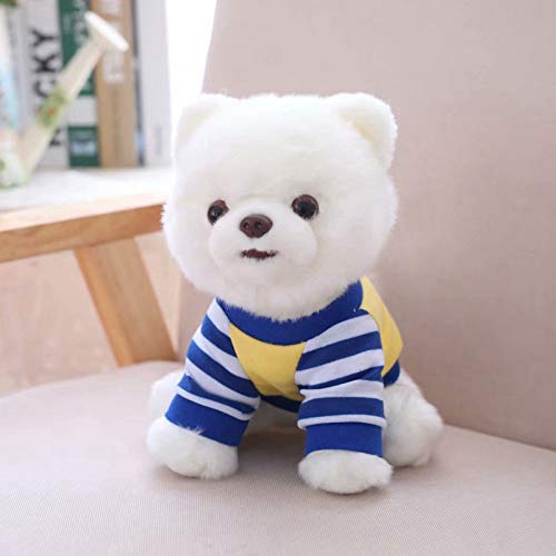 LDBJY Carino Peluche Cane Dressing Pomeranian Cucciolo Bambola Bambol