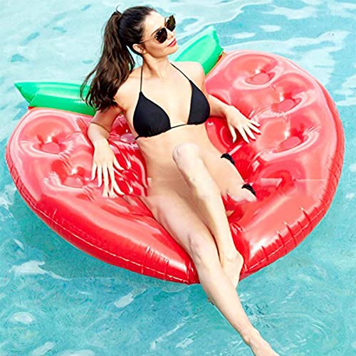 LDS Silla Flotante Drifter Piscina Playa Flotador Inflable Hamaca Flotante Cama Piscina Agua Hamaca Playa Reclinable Flotante para Adultos Y NiñOs 140 * 140cm