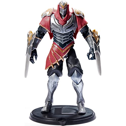 League of Legends, Figura Coleccionable de ZED de 15,2 cm con Detalles 2 Accesorios, Colección de campeones, edición de coleccionista, a Partir de 12 años