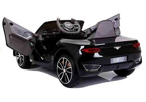 LEAN Toys Bentley - Coche infantil (2 x 45 W), color negro