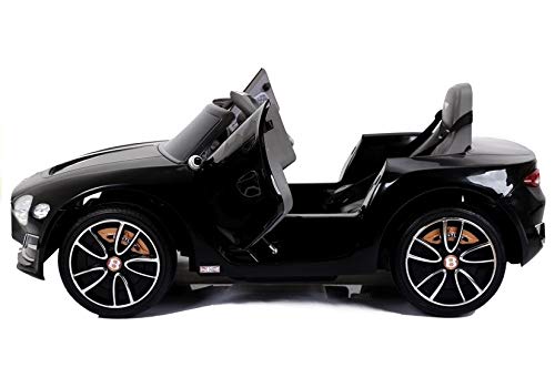 LEAN Toys Bentley - Coche infantil (2 x 45 W), color negro