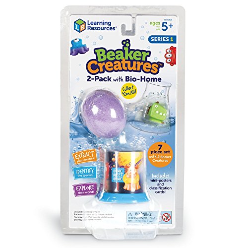 Learning Resources Bio Home Set de Beaker Creatures con cápsula-hábitat, Color (LER3815)