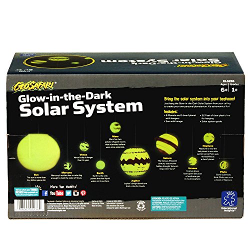 Learning Resources EI-5236 - Sistema Solar Que Brilla en la Oscuridad