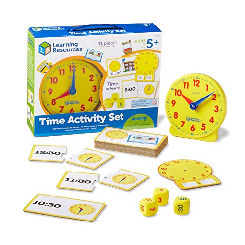 Learning Resources-Set de Actividades de La Hora De, Color, Talla Única (LER3220)