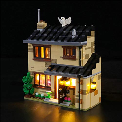 LED Light Kit De 4 Privet Drive Building Blocks Modelo Compatible con Lego 75968 Juguetes Juego De Luces (No Incluir Modelo)