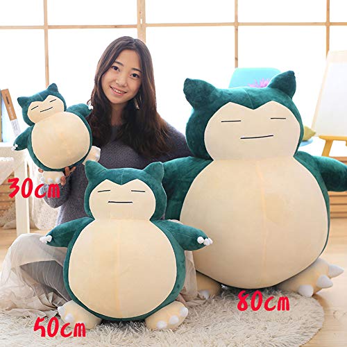 Leeuti Jumbo Snorlax Juguete de Felpa Suave Animal muñeca sufrió Almohada mullida (Color 1,30cm)