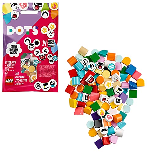 LEGO 41931 Dots Extra: Edición 4, Manualidades y Juegos Creativos para Niños con Cuentas para Pulseras DIY