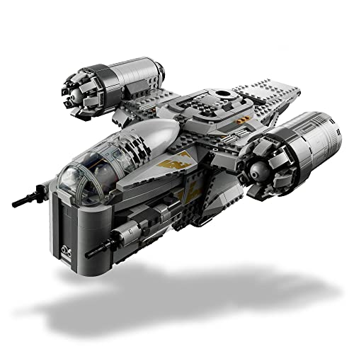 LEGO 75292 Star Wars The Mandalorian The Razor Crest, Nave Espacial del Cazarrecompensas + 75267 Star Wars Pack de Combate: Mandalorianos, Juguete de Construcción con 4 Mini Figuras con Blásteres