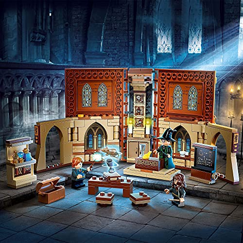 Lego 76382 Harry Potter Momento Hogwarts: Clase De Transfiguración Libro De Juguete Coleccionable +  75966 Harry Potter Sala De Los Menesteres De Hogwarts, Juguete De Construcción con Figuritas