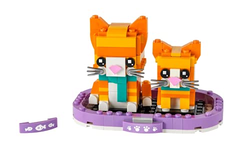 LEGO BrickHeadz 40480 - Juego de gatos de jengibre