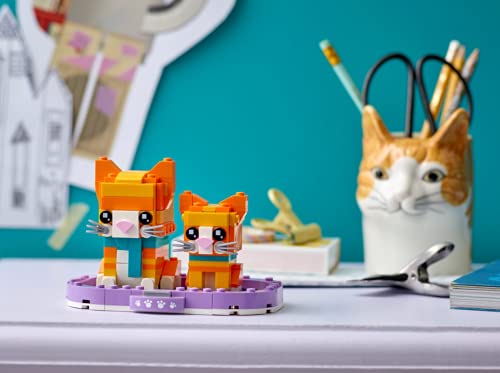 LEGO BrickHeadz 40480 - Juego de gatos de jengibre