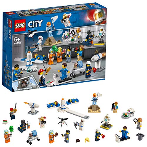 LEGO City Space - Investigación y Desarrollo en el Espacio, Juguete de Construcción con Minifiguras y Naves Espaciales Inspirado por la NASA para Niños y Niñas de 5 a 12 Años (60230)