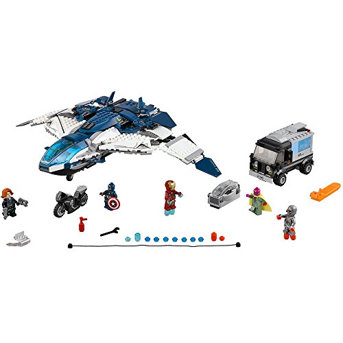 LEGO - El Quinjet de los Vengadores en la Ciudad, Multicolor (76032)