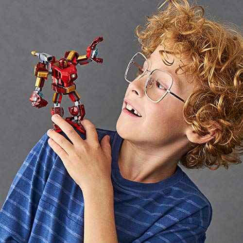 LEGO Marvel Avengers Iron Man Mech 76140 Kids’ Superhero Mech Figure, Building Toy with Iron Man Mech and Minifigure, New 2020 (148 Pieces)