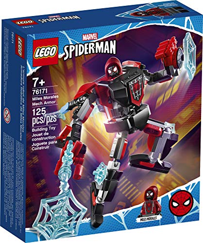 LEGO Marvel Spider-Man Miles Morales Mech Armor 76171 Juguete de construcción coleccionable, nuevo 2021 (125 piezas)