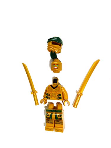 LEGO Ninjago Lloyd - Figura de Ninja Dorada y Ninja Dorada con Armas de Regalo