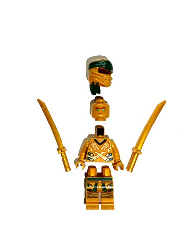 LEGO Ninjago Lloyd - Figura de Ninja Dorada y Ninja Dorada con Armas de Regalo