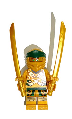 LEGO Ninjago Lloyd - Figura de Ninja Dorada y Ninja Dorada con Armas de Regalo